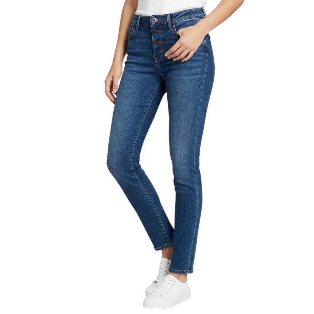 J.Crew 10" High-Rise Skinny Jeans in Signature Stretch, US28